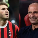 AC Milan coach Allegri addresses Santiago Gimenez’s lack of form after tough Serie A debut
