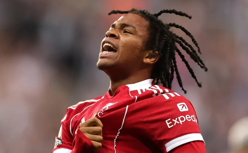 Liverpool rising star Rio Ngumoha sets incredible club record after scoring winning goal vs. Newcastle