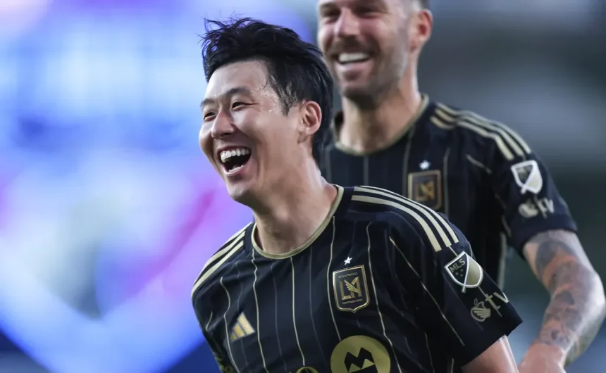 Video: Son Heung-min scores first goal with LAFC after incredible free kick vs. FC Dallas