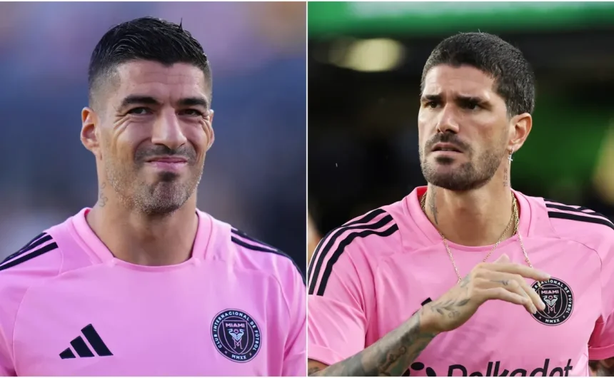 Why are Luis Suarez and Rodrigo De Paul not playing for Inter Miami vs. D.C. United?
