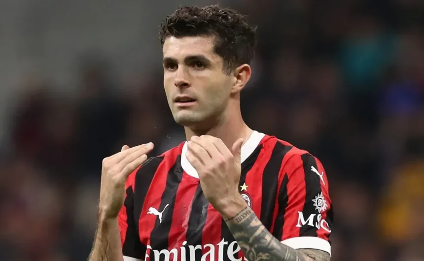 Why is Christian Pulisic not playing today for AC Milan vs Lecce in Serie A Matchday 2?