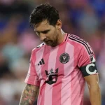 Why is Lionel Messi not playing for Inter Miami in today’s MLS match vs DC United?