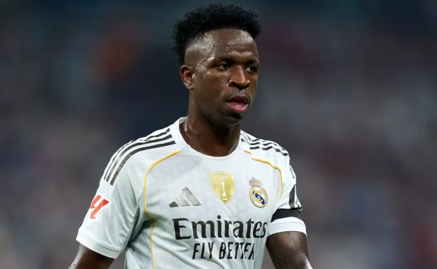 Why is Vinicius Junior not playing for Real Madrid vs. Real Oviedo in 2025-26 La Liga game?