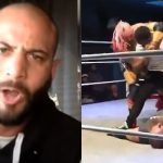 rampage jackson side-by-side with raja jackson attacking indy wrestler