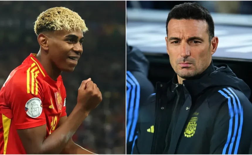 Argentina boss Scaloni full of praise for Lamine Yamal’s Spain ahead of potential Finalissima