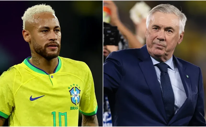 Carlo Ancelotti sends blunt message on Neymar for Brazil: ‘He can’t play on the wings’