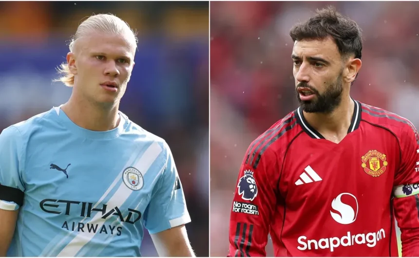 Erling Haaland vs. Bruno Fernandes: Salary of Man City star compared to Man United captain