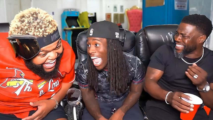 Kai Cenat, Kevin Hart & Druski reveal trailer for their new movie about Twitch stream