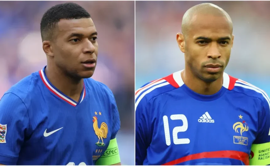 Kylian Mbappe leaves fans emotional with six-word reaction to joining Thierry Henry in France's history books