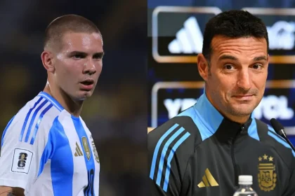 Lionel Scaloni explains why he gave Messi’s No.10 shirt to Franco Mastantuono