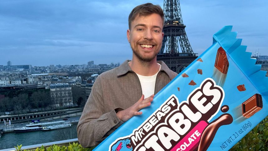 MrBeast, Adin Ross and xQc pose for a photo.