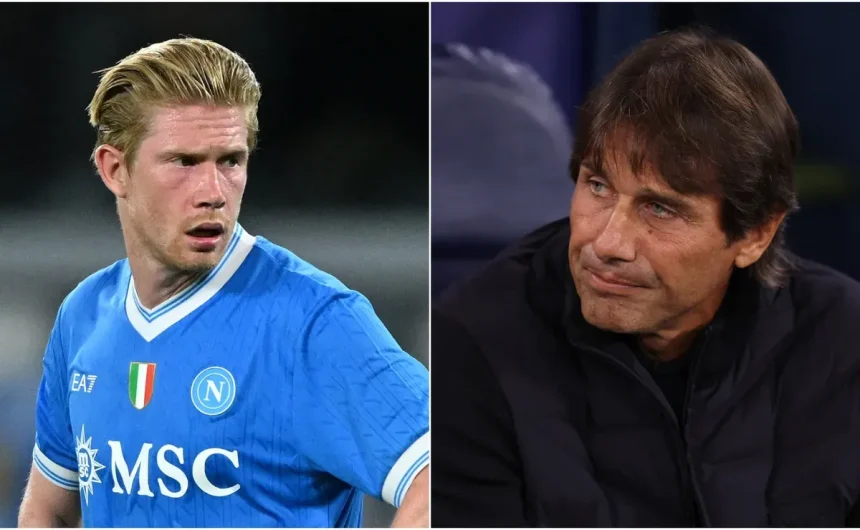 Napoli coach Antonio Conte sends warning to Kevin De Bruyne after substitution spat in loss to AC Milan