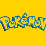 A small green Palworld monster holds a gun, next to the logos for Nintendo and Pokemon
