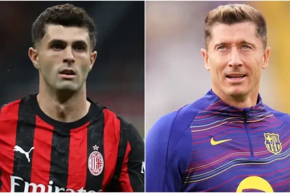 Potential Christian Pulisic and Robert Lewandowski partnership on the horizon? Milan explores shock deal for Barcelona star after first contact with agent