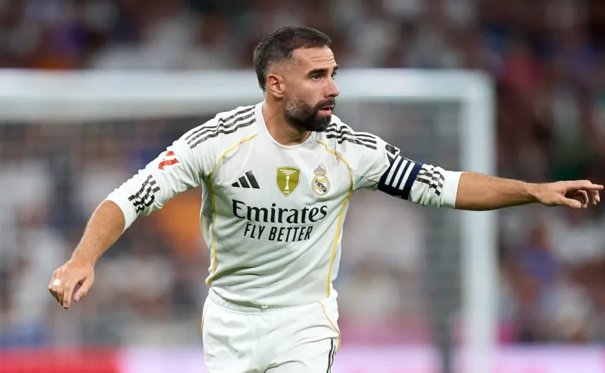 Real Madrid’s Dani Carvajal faces harsh UEFA ban after red card for headbutt on Rulli vs Olympique Marseille