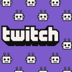 The Twitch app logo on an iPhone.