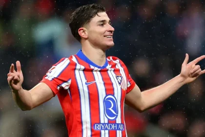 Video: Julian Alvarez scores stunning free kick vs Real Madrid to end Atletico Madrid’s 17-year drought