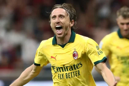 Video: Luka Modric scores first goal for AC Milan against Bologna just after turning 40