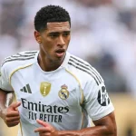 Why is Jude Bellingham not playing for Real Madrid against Kairat Almaty in the UEFA Champions League?