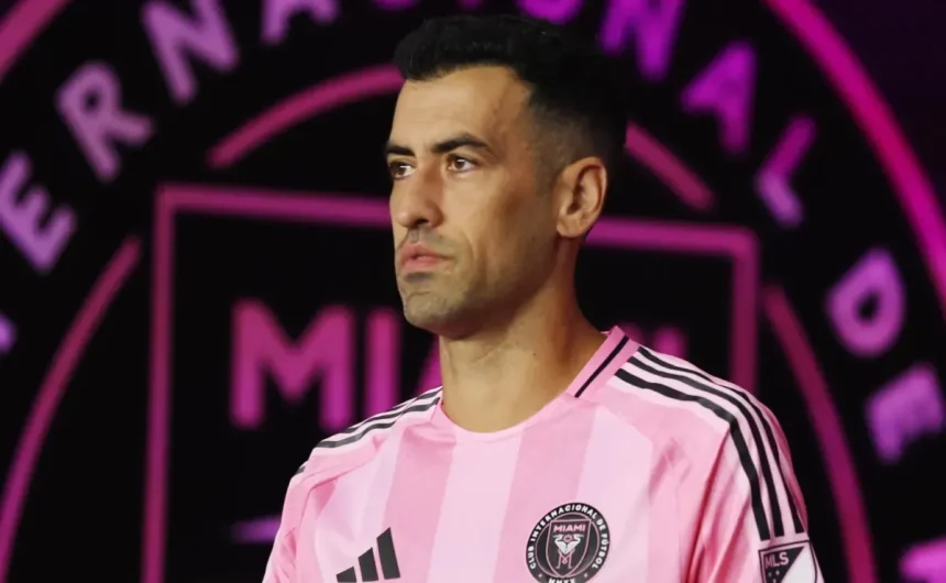 Why is Sergio Busquets playing for Inter Miami vs Toronto despite announcing his retirement from soccer?