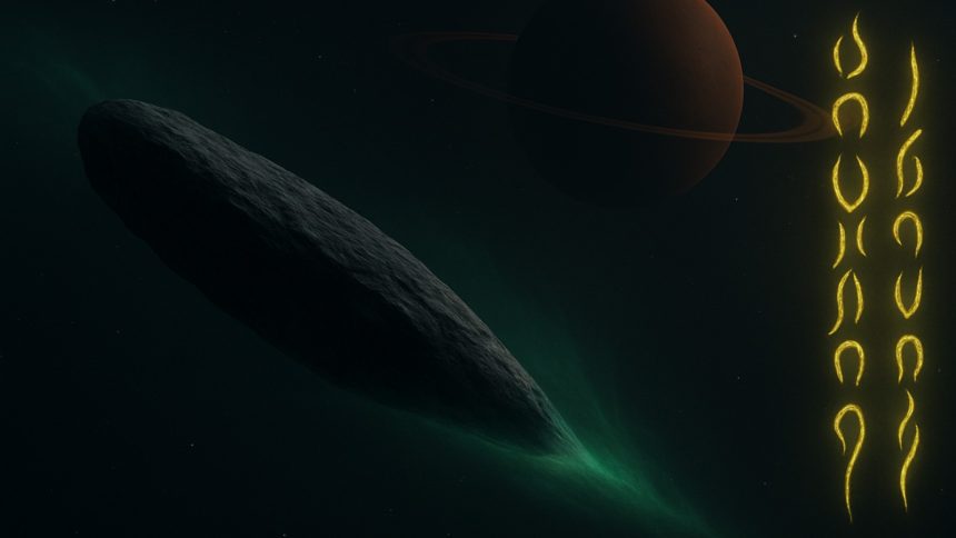 mockup of 31/ATLAS alien warship with probes
