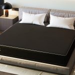 Man scrolling internet on iPad with coffee