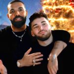 Trainwreck and Drake side-by-side looking and talking to camera