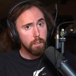 Asmongold looks at the camera.