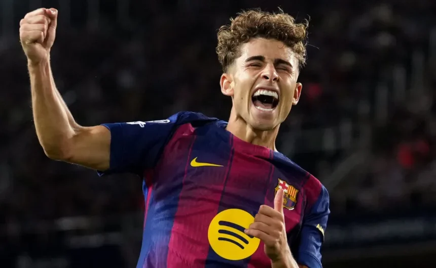 Barcelona star Fermin Lopez equals remarkable record after stunning hat trick vs Olympiakos in Champions League