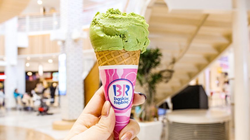 Image shows a Chick-fil-A restaurant.