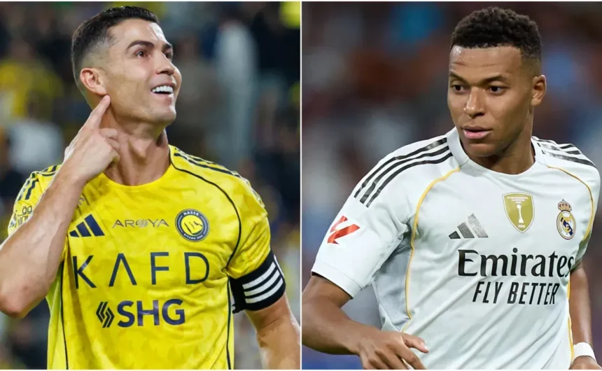 Cristiano Ronaldo vs Kylian Mbappé: $280M salary at Al-Nassr compared to Real Madrid forward