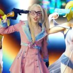 Taylor Swift side-by-side with chat messaging apps on iphone screen