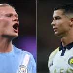 Erling Haaland equals Cristiano Ronaldo career record while breaking into Champions League top 10 scorers