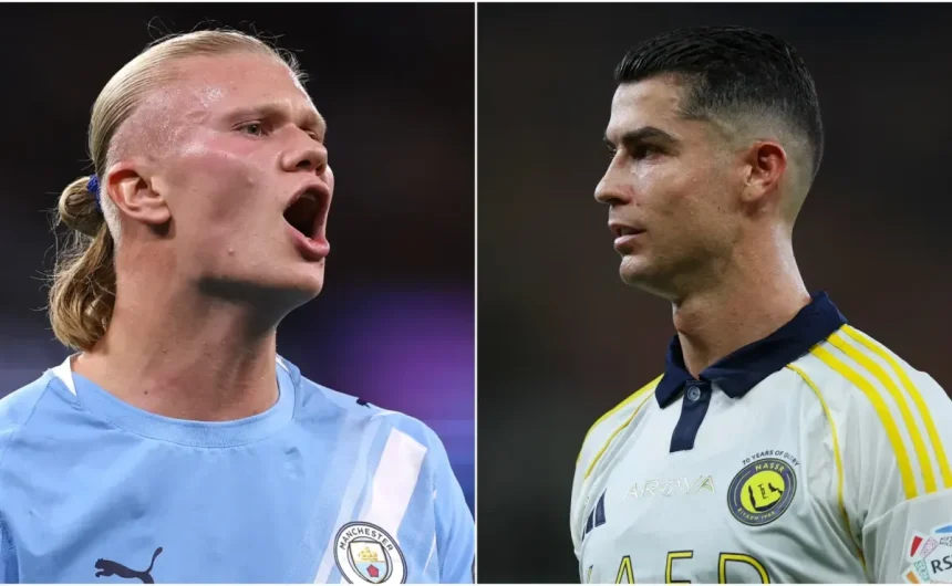 Erling Haaland equals Cristiano Ronaldo career record while breaking into Champions League top 10 scorers