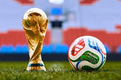 FIFA president Infantino unveils Trionda as official 2026 World Cup ball with USA, Canada and Mexico colors