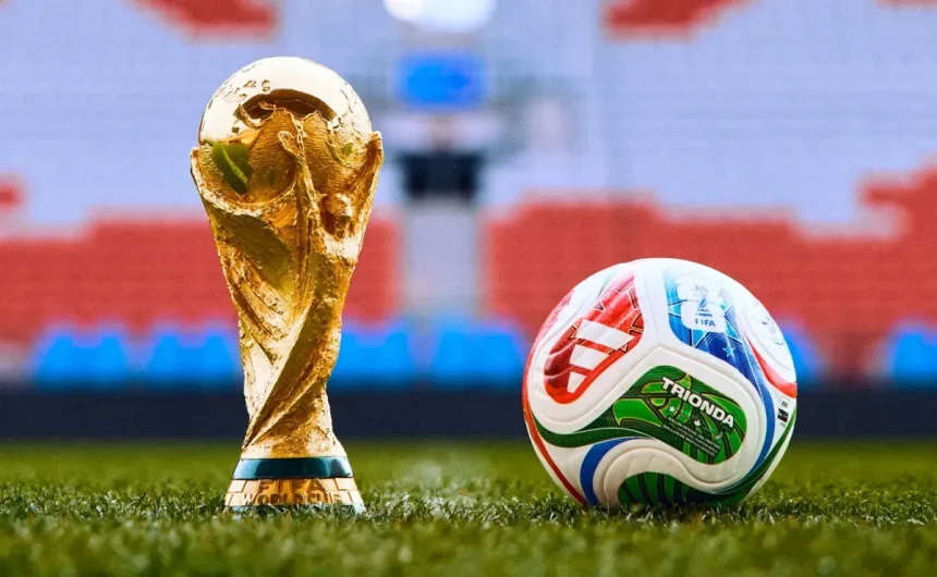 FIFA president Infantino unveils Trionda as official 2026 World Cup ball with USA, Canada and Mexico colors