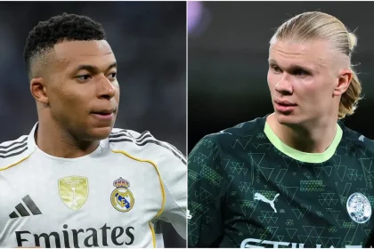 Former Kylian Mbappé star teammate at PSG picks Man City’s Erling Haaland over the French star