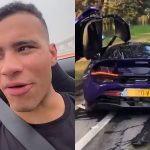 IShowSpeed smiles after reaching 1M followers on Twitch.