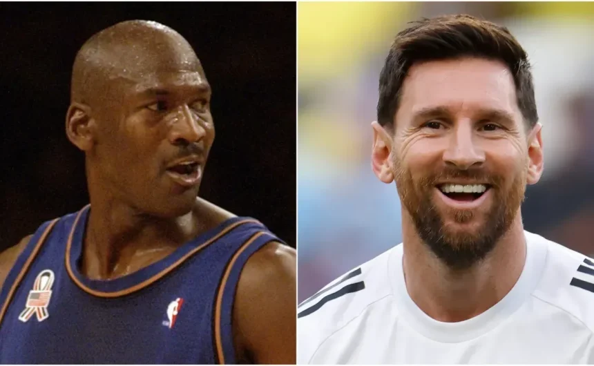 Lionel Messi compares a soccer legend to Michael Jordan when asked who the GOATs are besides himself