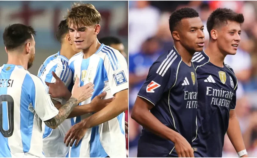 Lionel Messi's Argentina teammate Nico Paz surpasses Real Madrid stars Mbappe and Guler in key stat