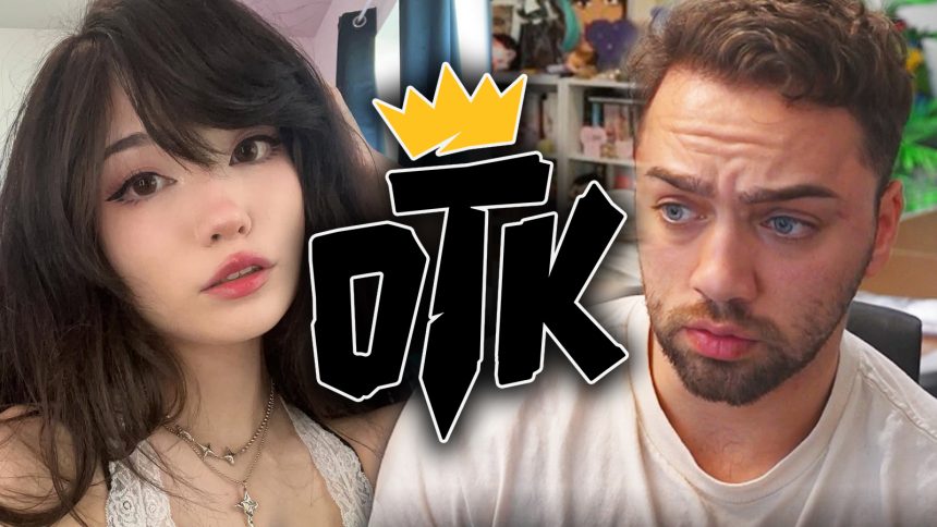 Emiru on top of the OTK logo.