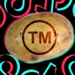 A photo of TikToker Kelsey Kotzur and her cardboard cutout.