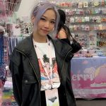 Pokimane and LilyPichu sat on couch talking into microphones