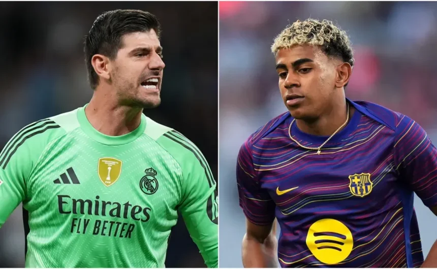 Video: Lamine Yamal at center of altercations with Courtois, Real Madrid players following Barcelona defeat