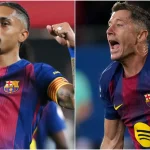 Why aren't Raphinha and Lewandowski playing for Barcelona vs Real Madrid today?