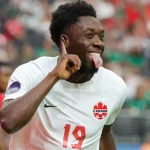 Why isn't Alphonso Davies playing for Canada vs. Australia in the international friendly?