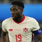 Why isn't Alphonso Davis playing for Canada vs. Colombia in the international friendly?