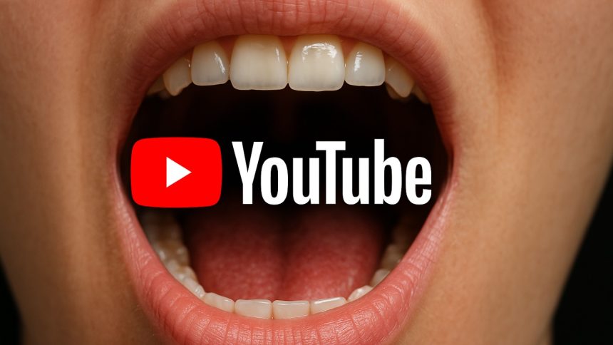 youtube logo surrounded by money