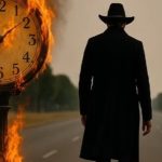 Ai-generated retirees in halloween costumes talking to camera