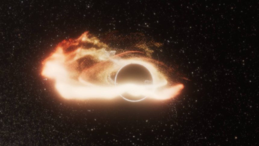 ai mockup of 3i/atlas near earth